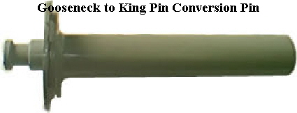 Gooseneck to King Pin Conversion Pin